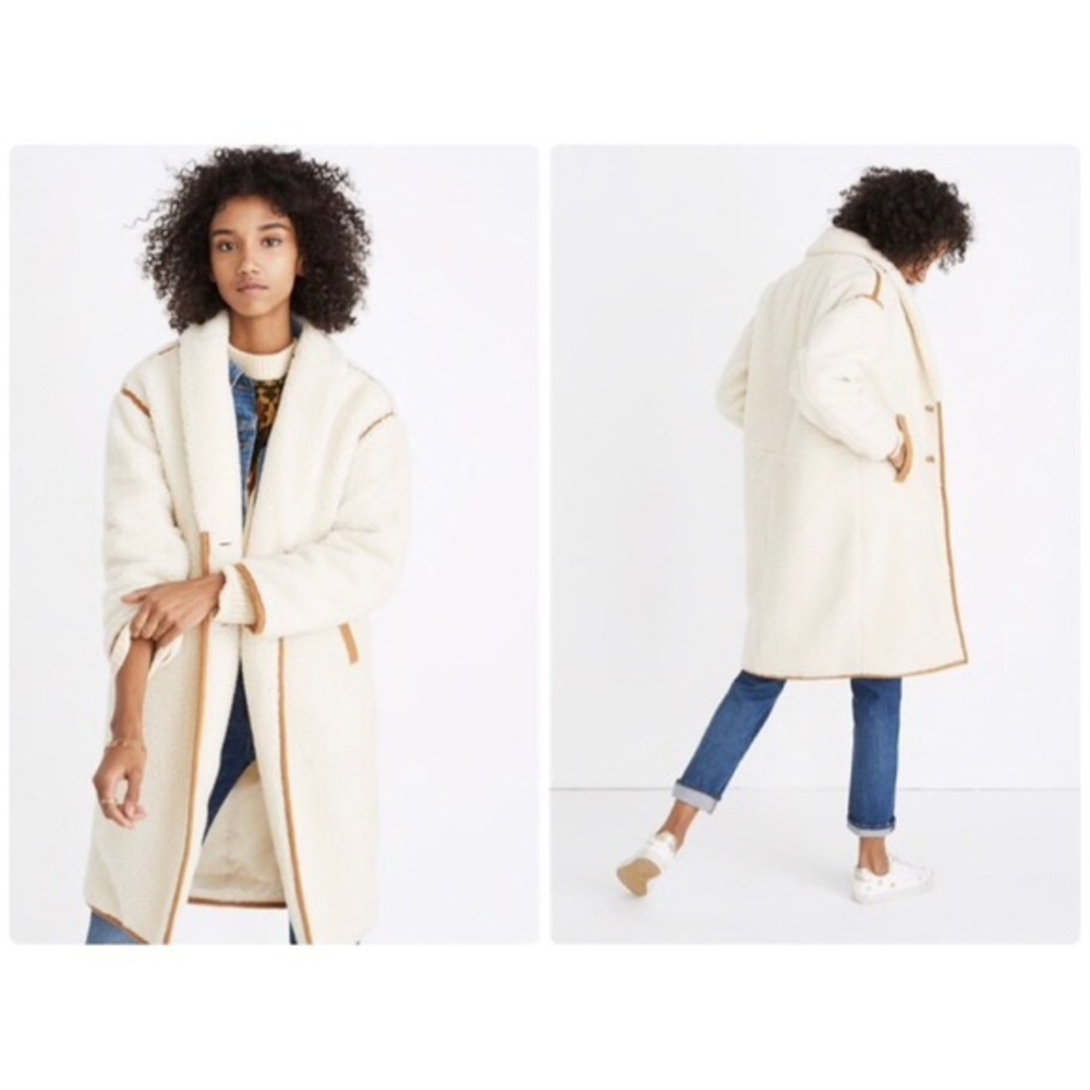 Madewell cozy Sherpa coat